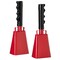 2 Pack 9-inch Cowbells for Sporting Events, Percussion Noise Makers with Handle for Football Games, Stadiums (Red)